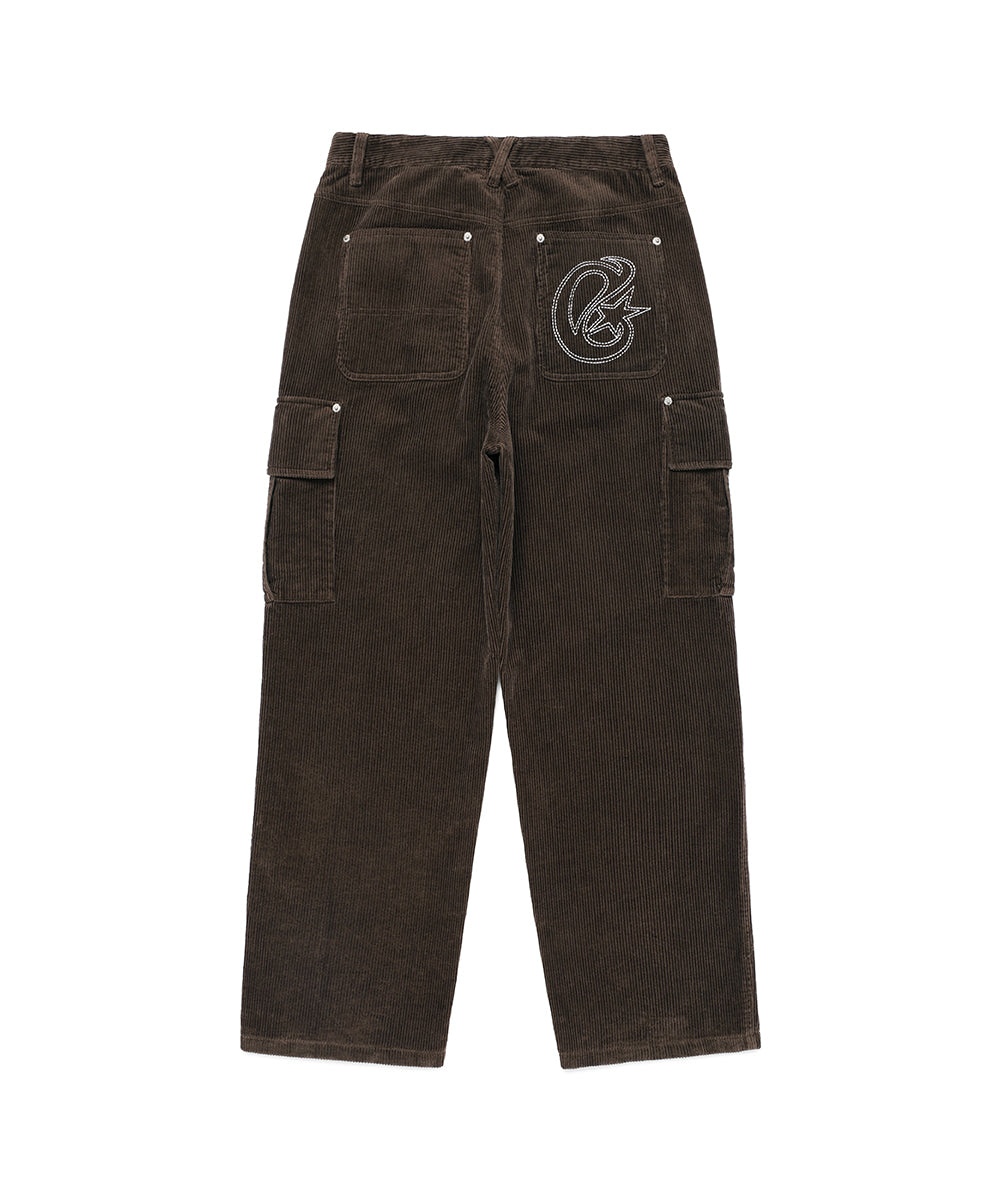 Cavish Corduroy Washed Cargo Pants