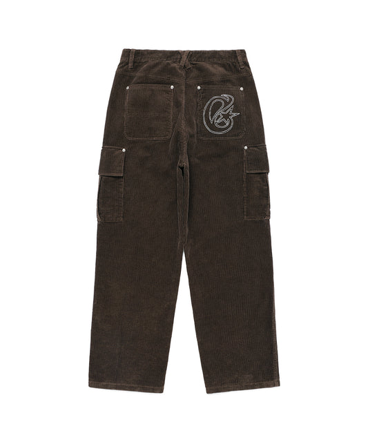 Cavish Corduroy Washed Cargo Pants