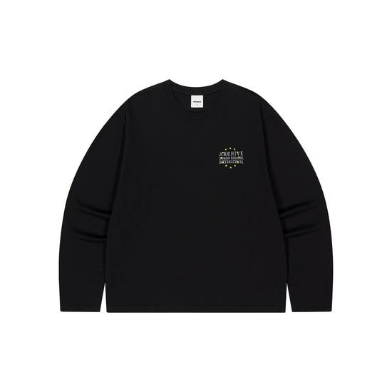 Mahagrid [Shipping Begin 5/15] STAR ARCHIVE Long Sleeve Tee [Black]