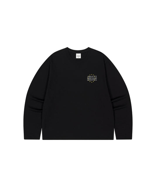 Mahagrid [Shipping Begin 5/15] STAR ARCHIVE Long Sleeve Tee [Black]