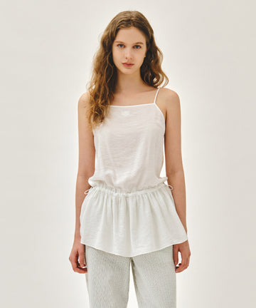 Marithé François Girbaud W SHIRRING SLEEVELESS DRESS