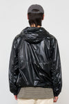 General Idea UNISEX Glossy Packable Anorak [BLACK]