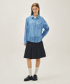 Marithé François Girbaud W PATTERN SHEER SHIRT