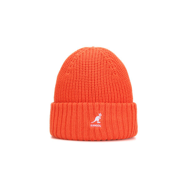 Kangol Merino Wool Rib Beanie 3663 Coral Flame