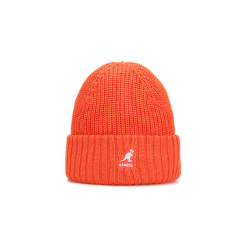 Kangol Merino Wool Rib Beanie 3663 Coral Flame