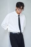General Idea UNISEX Neo-Classic Poplin Shirt [WHITE]