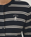 Marithé François Girbaud W STRIPE KNIT CARDIGAN