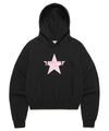 Cavish Women's Star Logo Cropped Hoodie