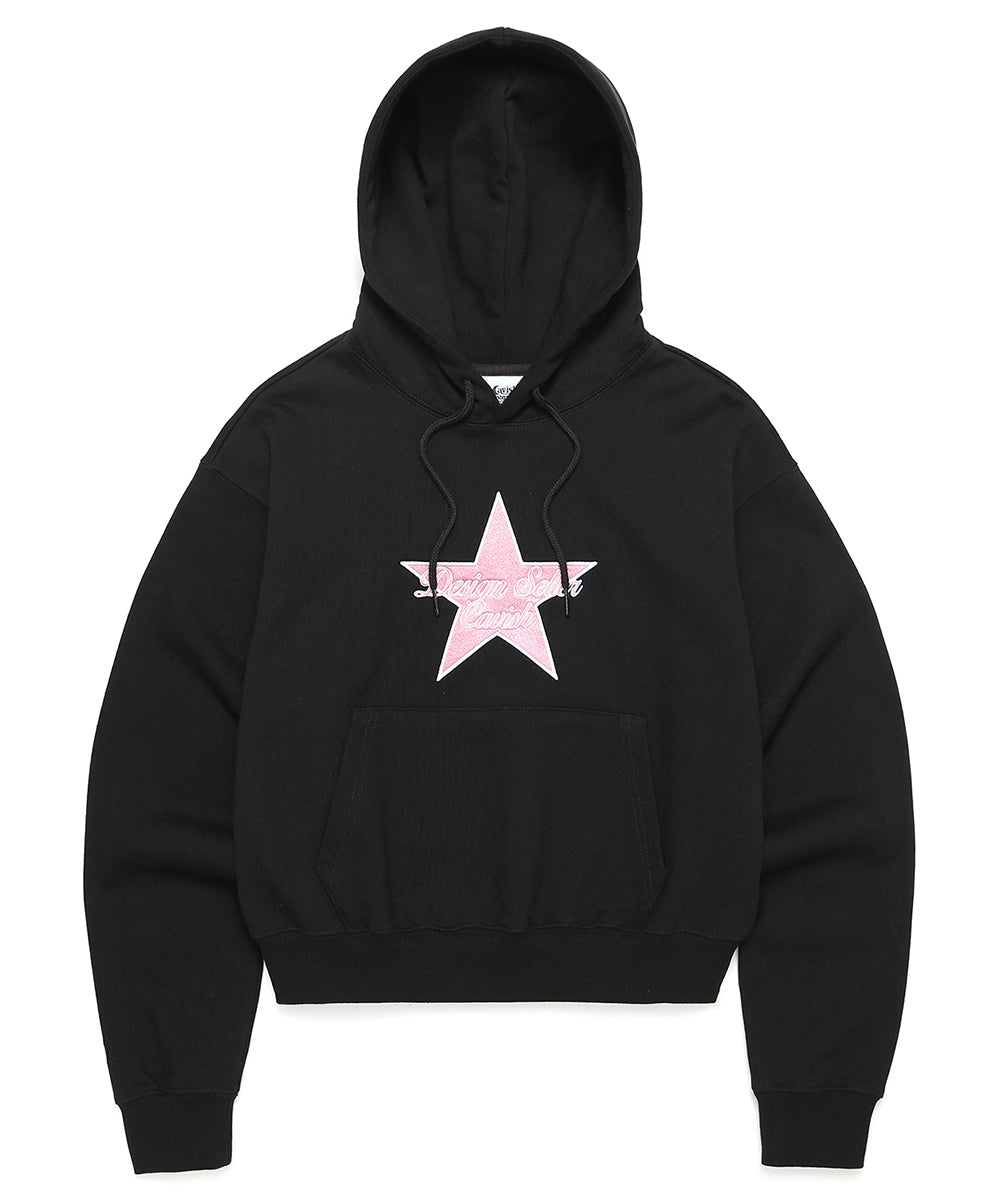 Cavish Women's Star Logo Cropped Hoodie