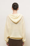 General Idea UNISEX Crochet Hooded Knit