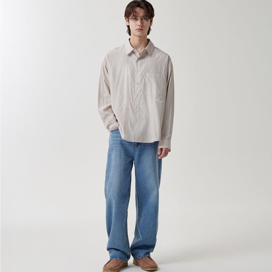 Mahagrid Comfort Stripe Shirt