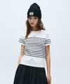 Marithé François Girbaud W Stripe Tee