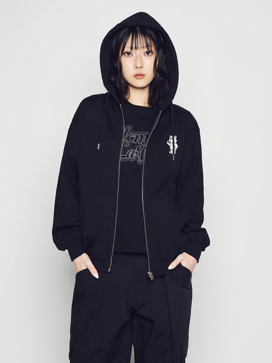 ADLV BASIC AC BEAR HOODIE ZIP UP