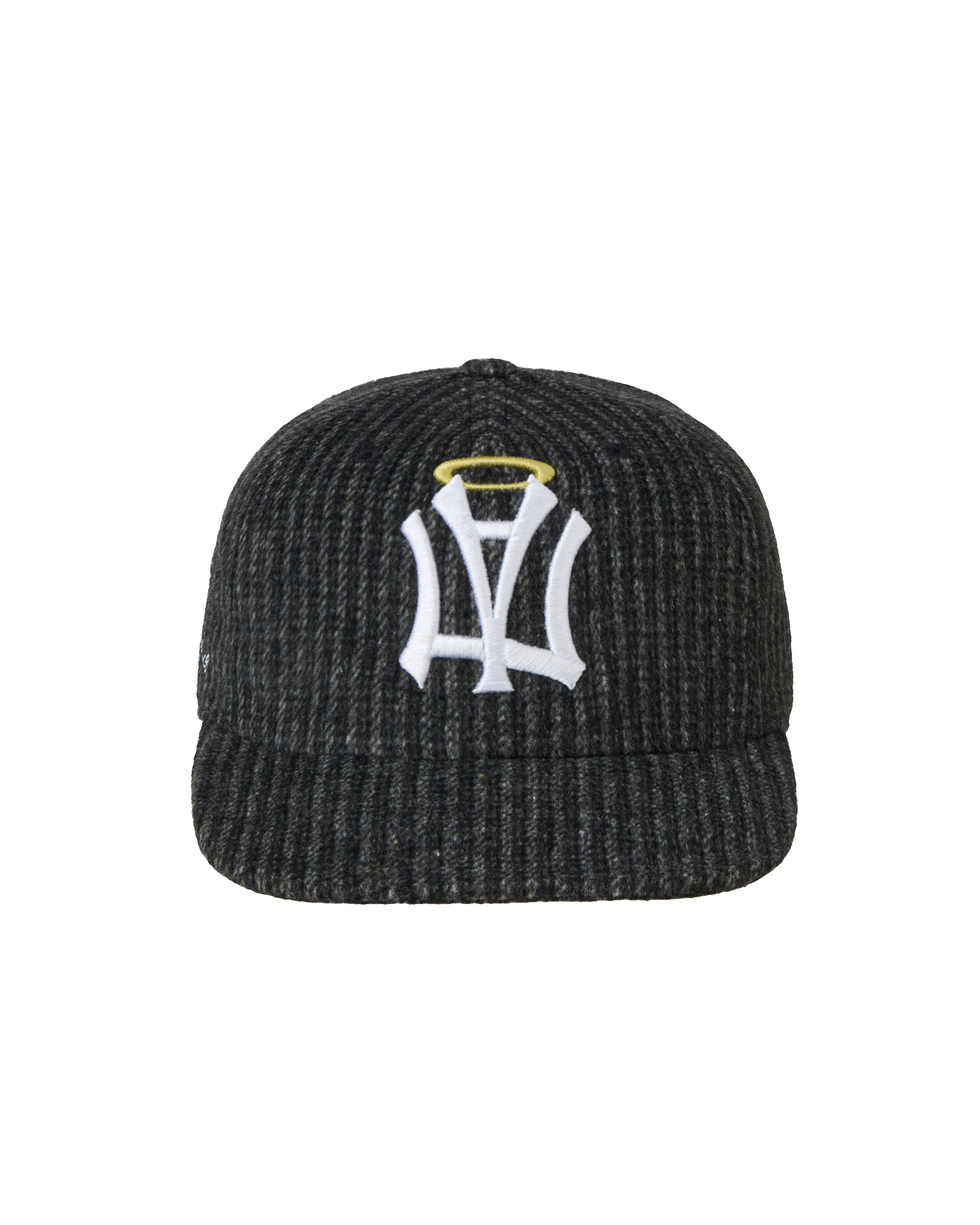AEAE AE SYMBOL STRIPE ANGEL WING CAP [BLACK]
