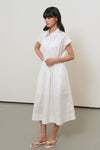 General Idea WOMAN Dolman Sleeve Belted Long Dress