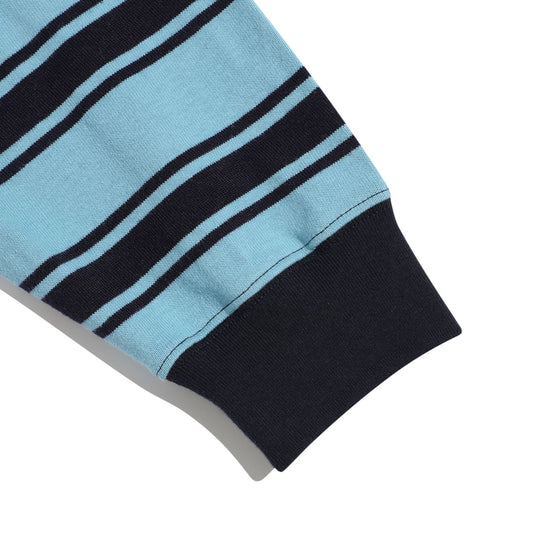 Nice Ghost Club Multi Stripe 3Star Hoodie Zip Up [Navy]