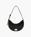 Marithé François Girbaud Classic Logo Half Moon Shoulder Bag Red