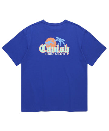 Cavish SUNSET BEACH SS TEE[BLUE]