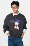 General Idea UNISEX KITTEN OVERSIZED FLEECE SWEATSHIRT