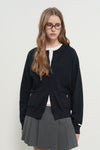 General Idea WOMAN Cotton Loose Fit Pocket Cardigan