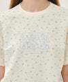Marithé François Girbaud W VINTAGE CLASSIC LOGO HALF SWEATSHIRT melange gray
