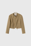General Idea WOMAN Strap Collarless Jacket