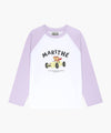 Marithé François Girbaud Kids Bear Raglan Long Sleeve Tee