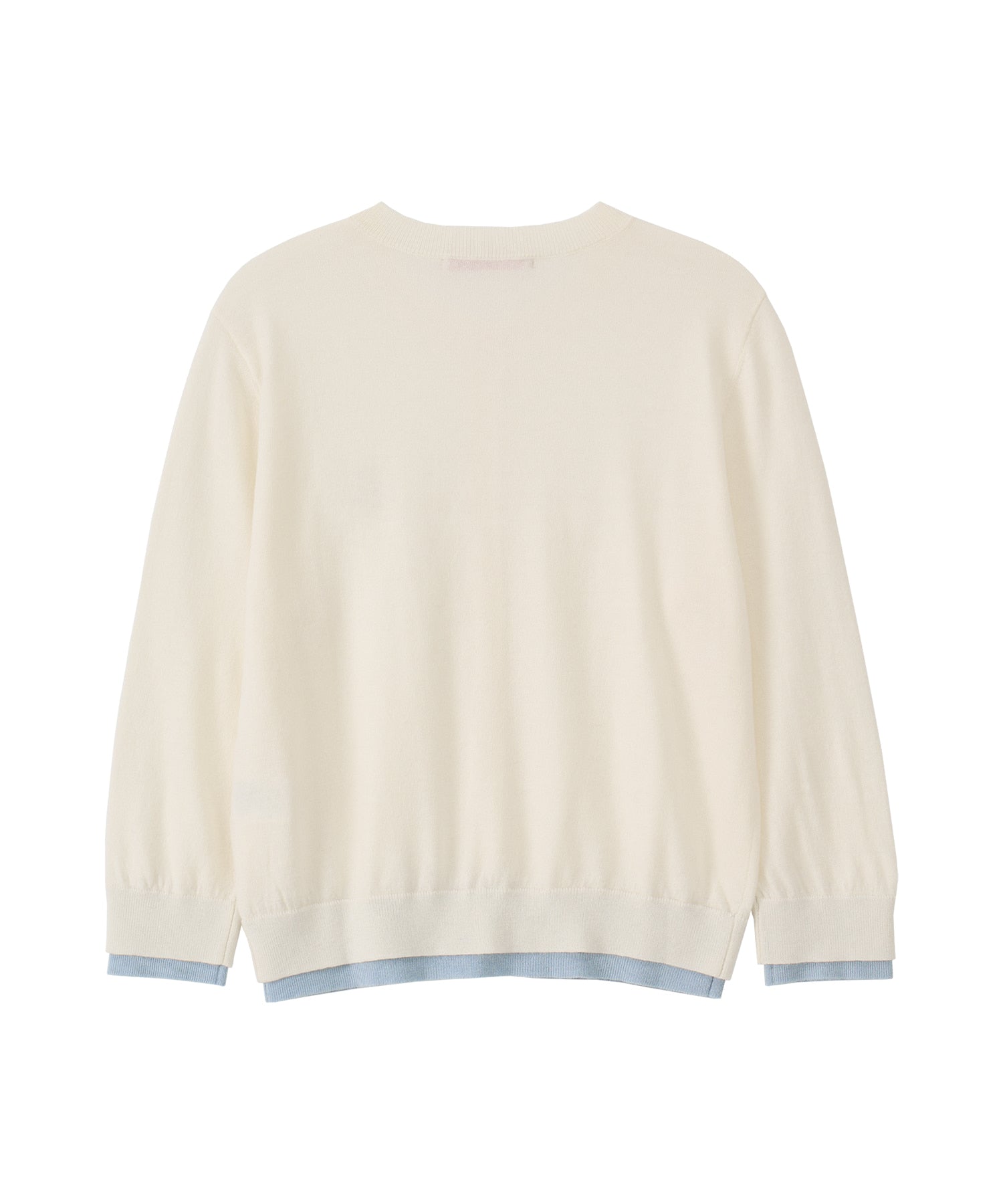 Bitter Cells Essential Layered Half Knit Cardigan