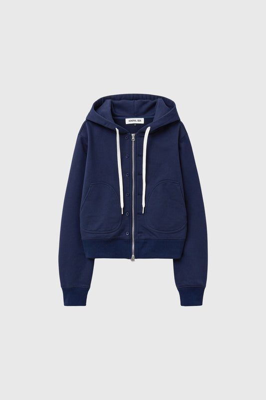 General Idea WOMAN Snap Hoodie Zip-Up
