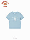 ADLV Women's Brown Line Friends Short Sleeve T-Shirt