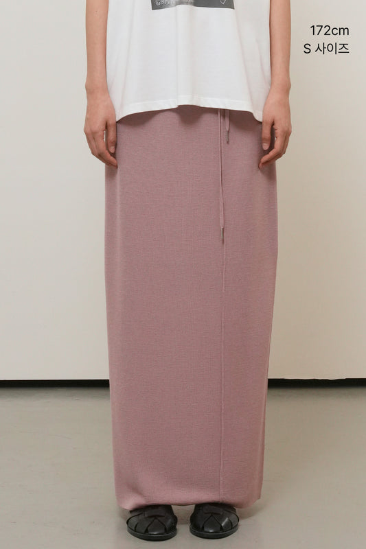 General Idea WOMAN Maxi Banding Knit Skirt