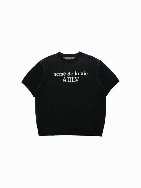 ADLV Basic Logo Standard Short Sleeve Knit