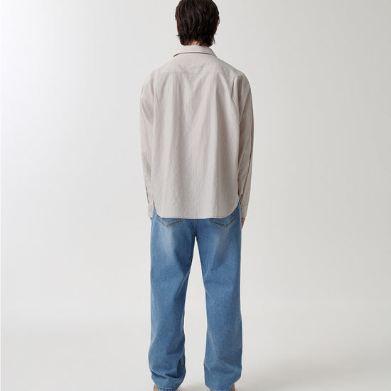 Mahagrid Comfort Stripe Shirt