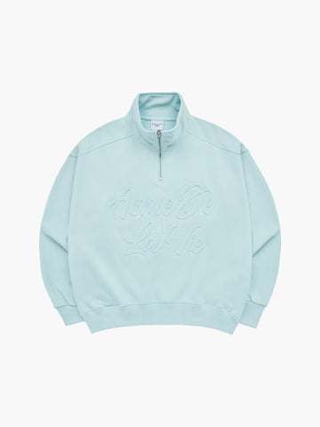 ADLV Big Script Logo Embossing Pullover Sweatshirt