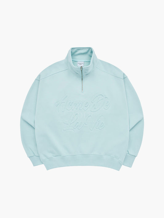 ADLV Big Script Logo Embossing Pullover Sweatshirt