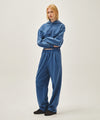 Marithé François Girbaud OUTLINE CLASSIC LOGO DYEING TUCK WIDE SWEAT PANTS mint