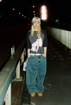 Nice Ghost Club Gakiya Isamu Stripe 3/4 Sleeve Tee [Black]