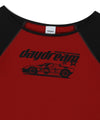 Mahagrid Off Shoulder Raglan Tee