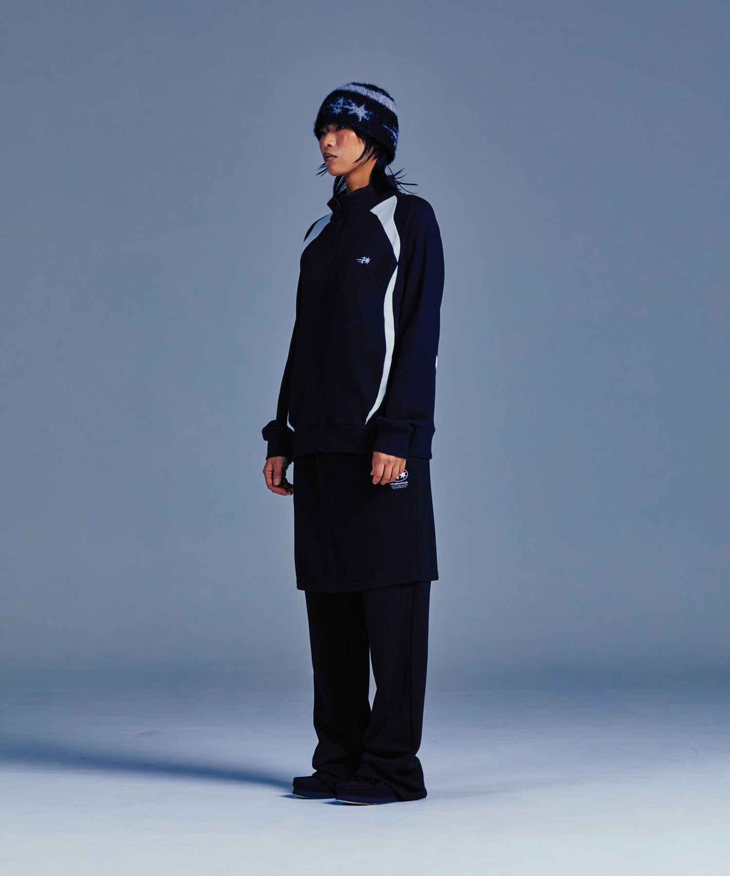 Nice Ghost Club GK Sweat Jersey Zip Up [Black]