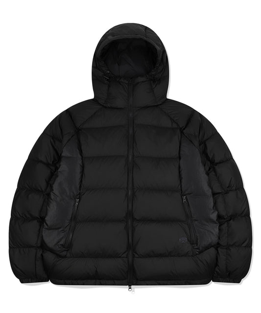 Mahagrid Paneled Down Puffer [Black]