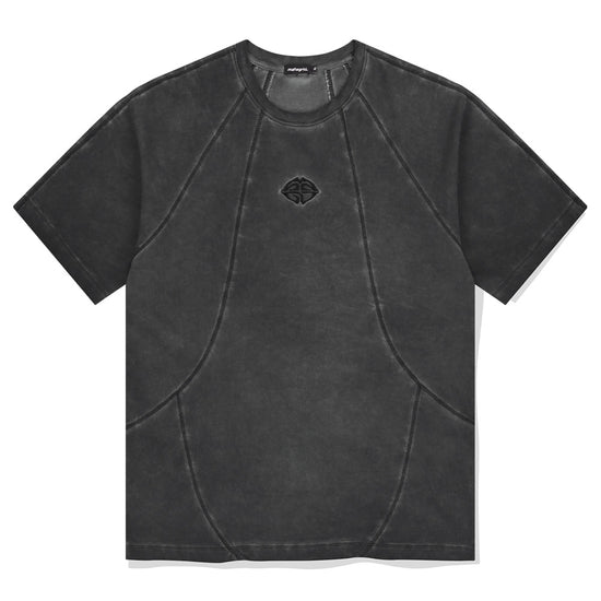 Mahagrid Curved Seam Pigment Tee