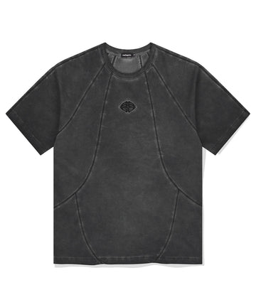 Mahagrid Curved Seam Pigment Tee