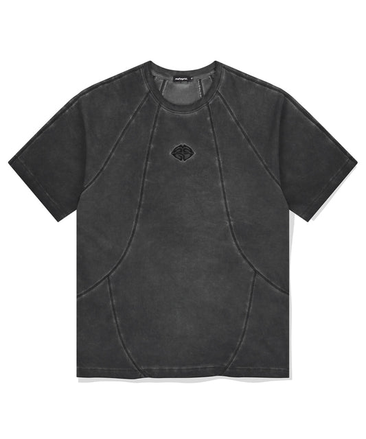 Mahagrid Curved Seam Pigment Tee