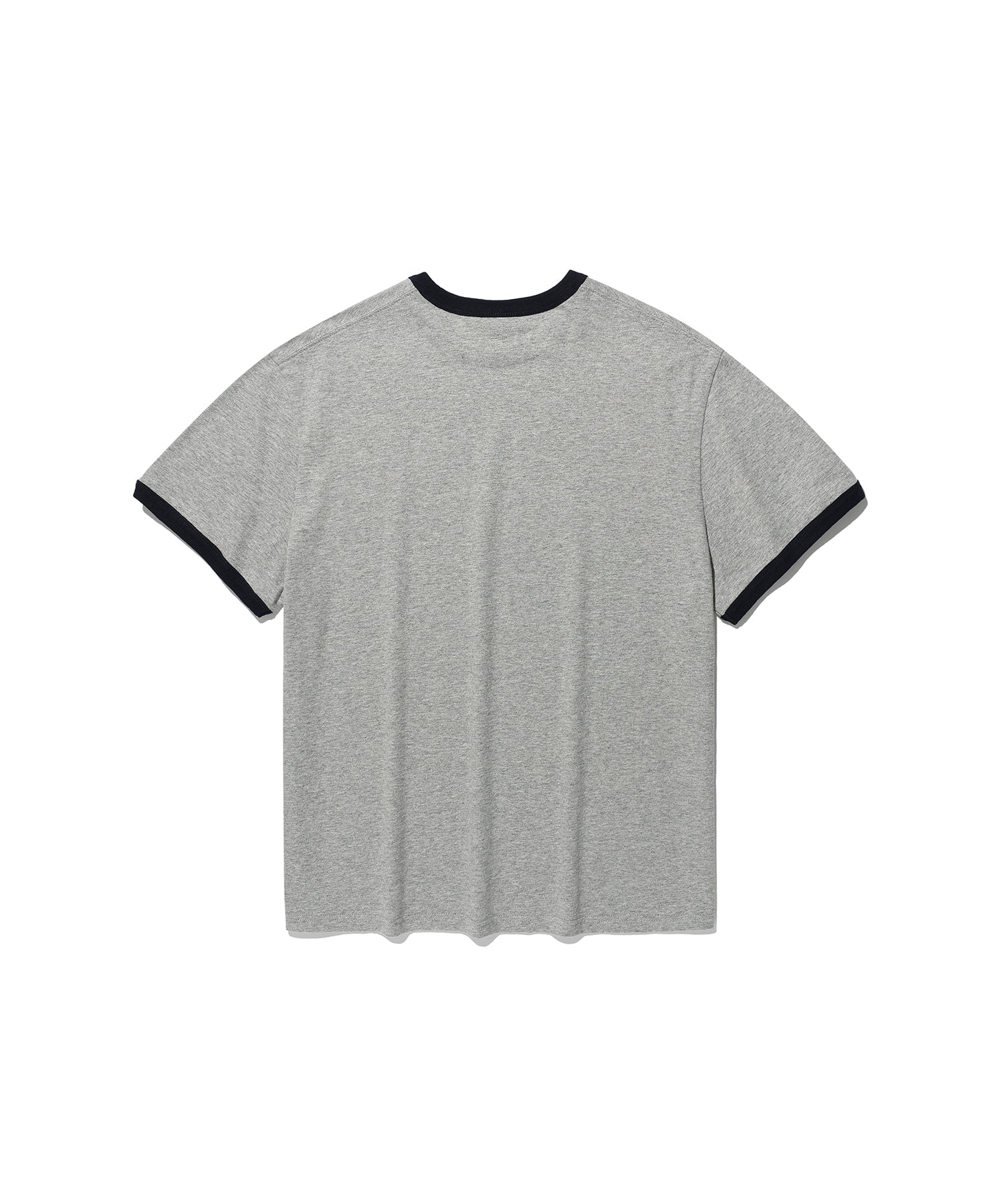 Nice Ghost Club [5/26 M size pre-order] Check 3Star Basic Ringer Tee [Grey]
