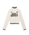 Cavish Women's Slammers Turtle Neck Knit in Ivory