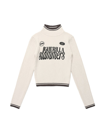 Cavish Women's Slammers Turtle Neck Knit in Ivory
