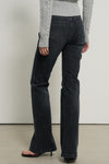 General Idea WOMAN Bootcut Washing Denim Pants [DEEP NAVY]