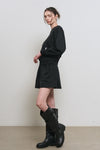 General Idea WOMAN Boat Neck Sweatshirt Dress