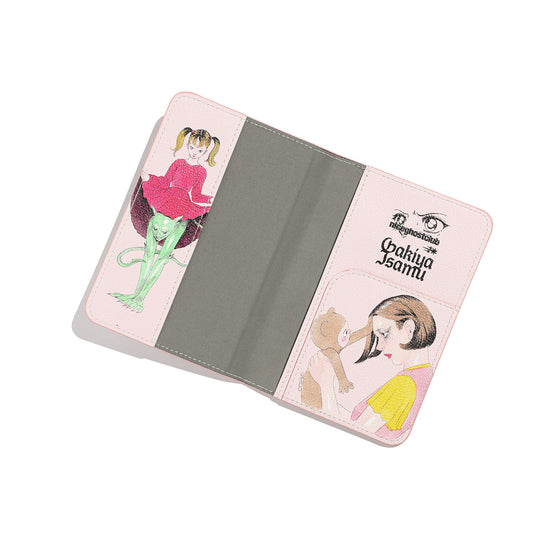 Nice Ghost Club Gakiya Isamu Passport Case [Pink]