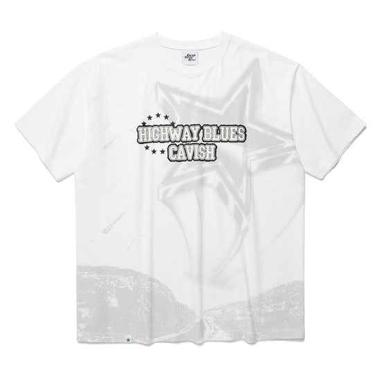 Cavish HIGHWAY SS TEE [WHITE]